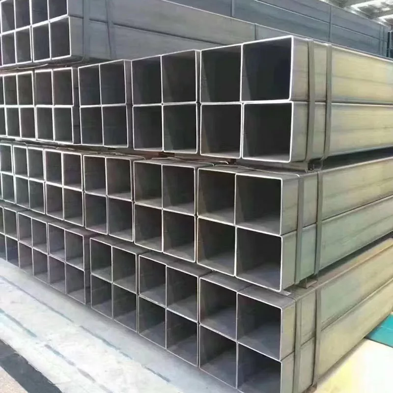 Straight Slit Black Rectangular Tube