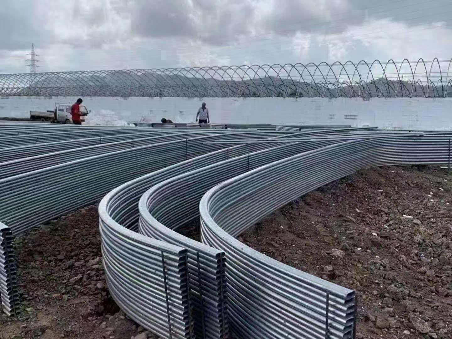 Manipis na Wall Galvanized Elliptical Tube