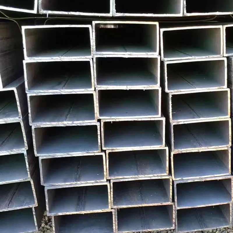 Manipis na Pader na Itim na Parihaba na Tube